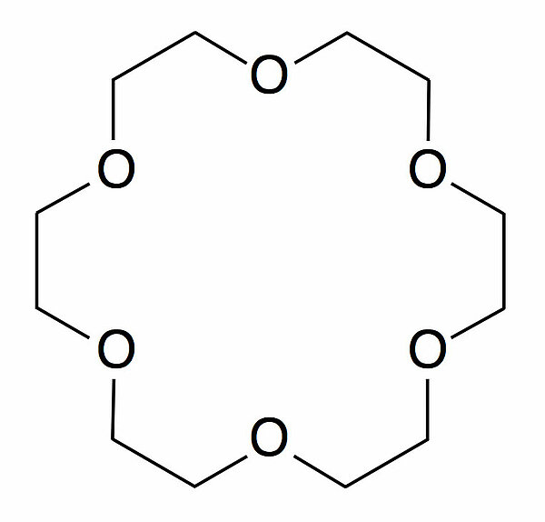 Strukturformel des Kronenethers [18]-Krone-6